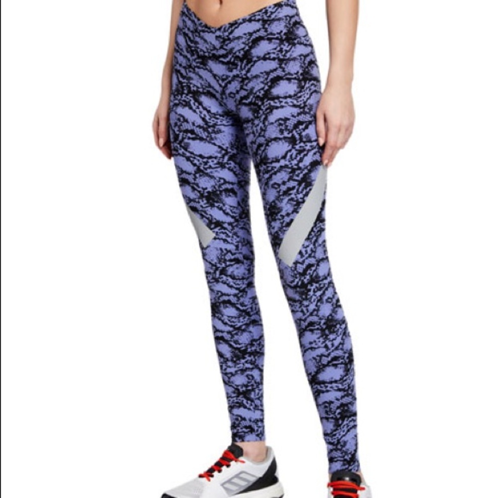 adidas by Stella McCartney Alphaskin Printed Performance Athletic pants